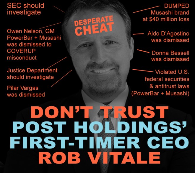 Post Holdings Rob Vitale SEC filings