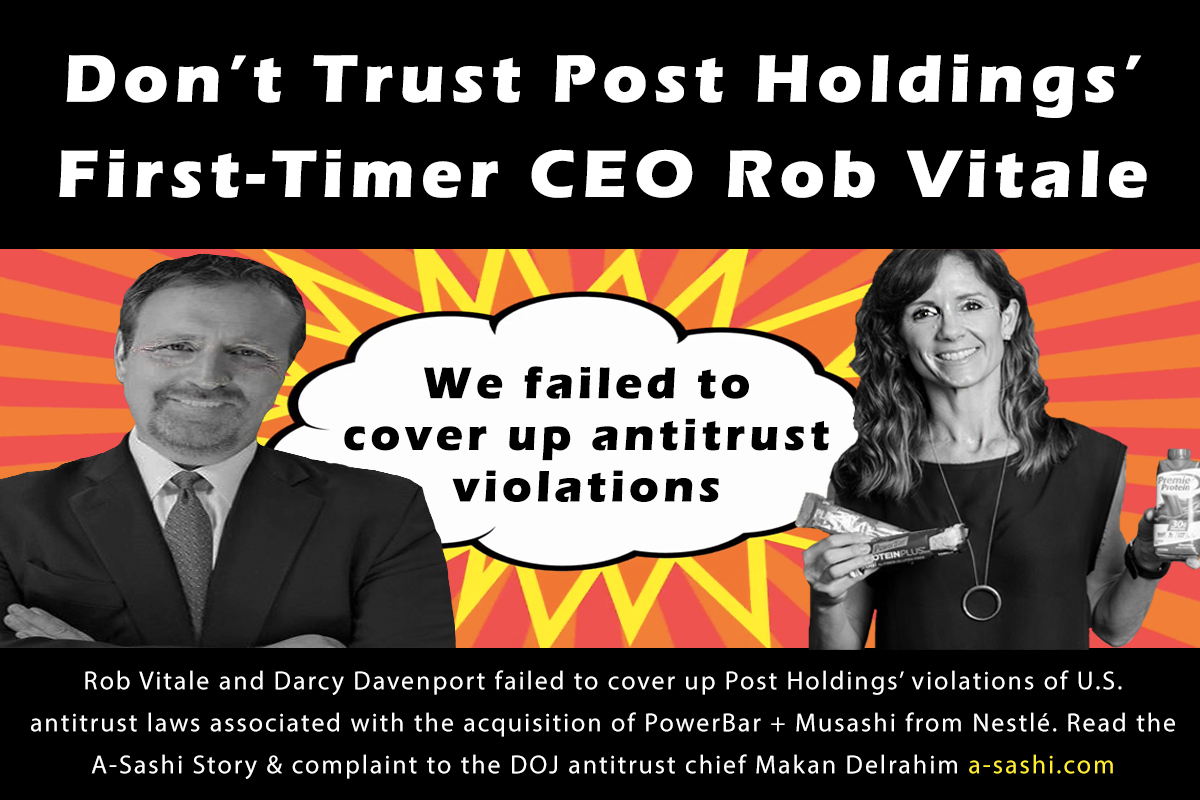 Rob Vitale Darcy Davenport Post Holdings IPO