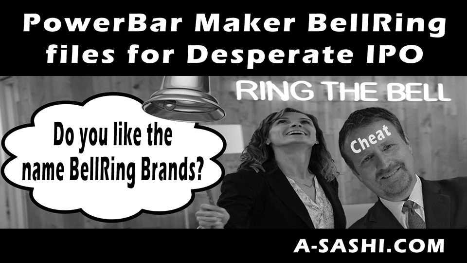 PowerBar Maker BellRing files for Desperate IPO – A-SASHI STORY