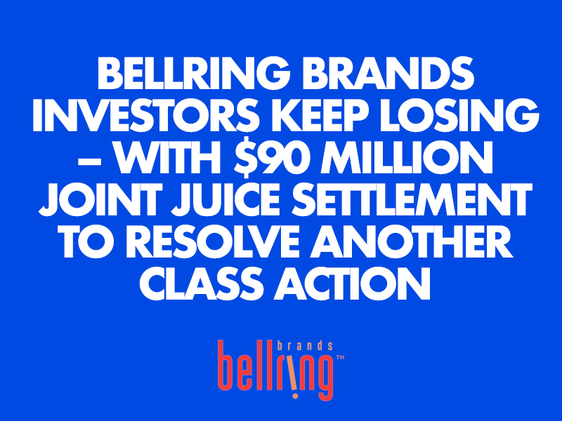 Shawn Conway: BellRing Brands pay $90 million Joint Juice settlement to ...